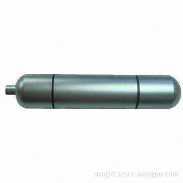 USB flash disk, 4GB capacity, metal bottle, for promotional gift